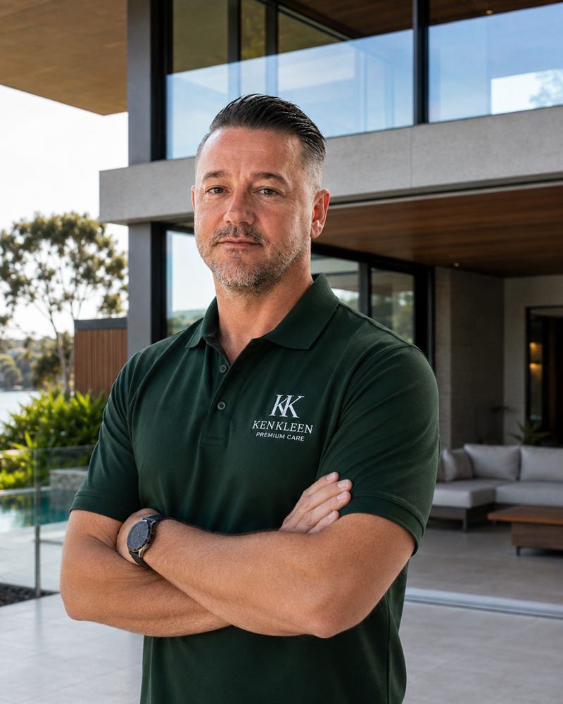 Paul Broom, Owner and Director of KenKleen, wearing a KenKleen polo